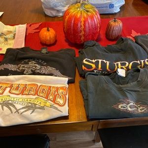 Sturgis and Harley shirts